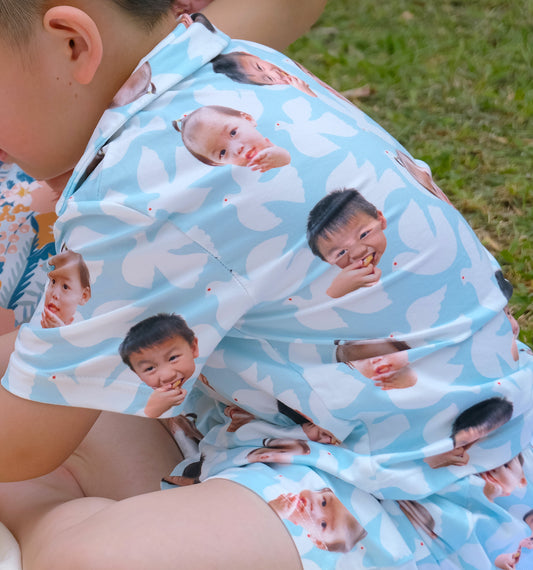 藍天白鳥款客製睡衣