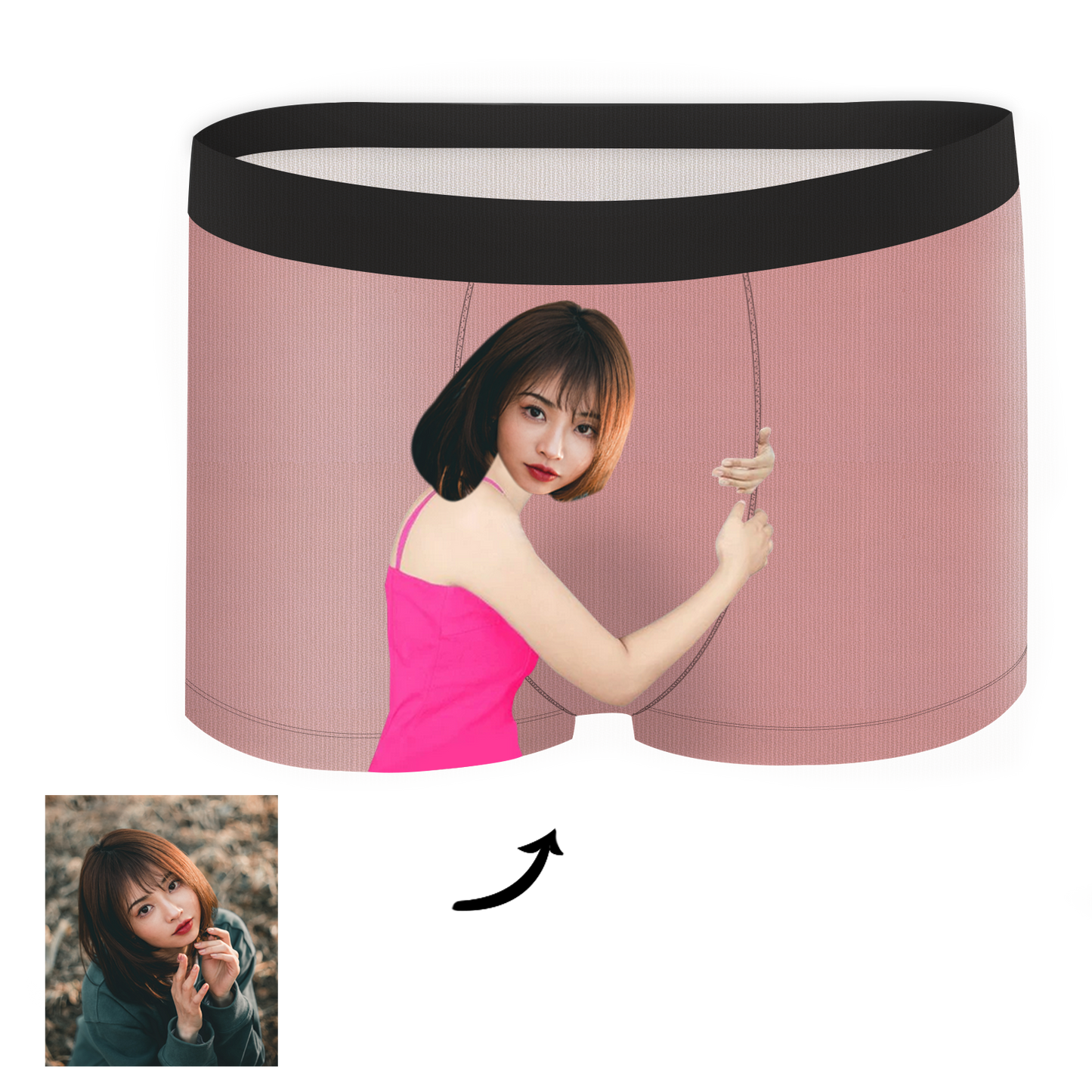 Custom "Big Hugs" Boxer Shorts