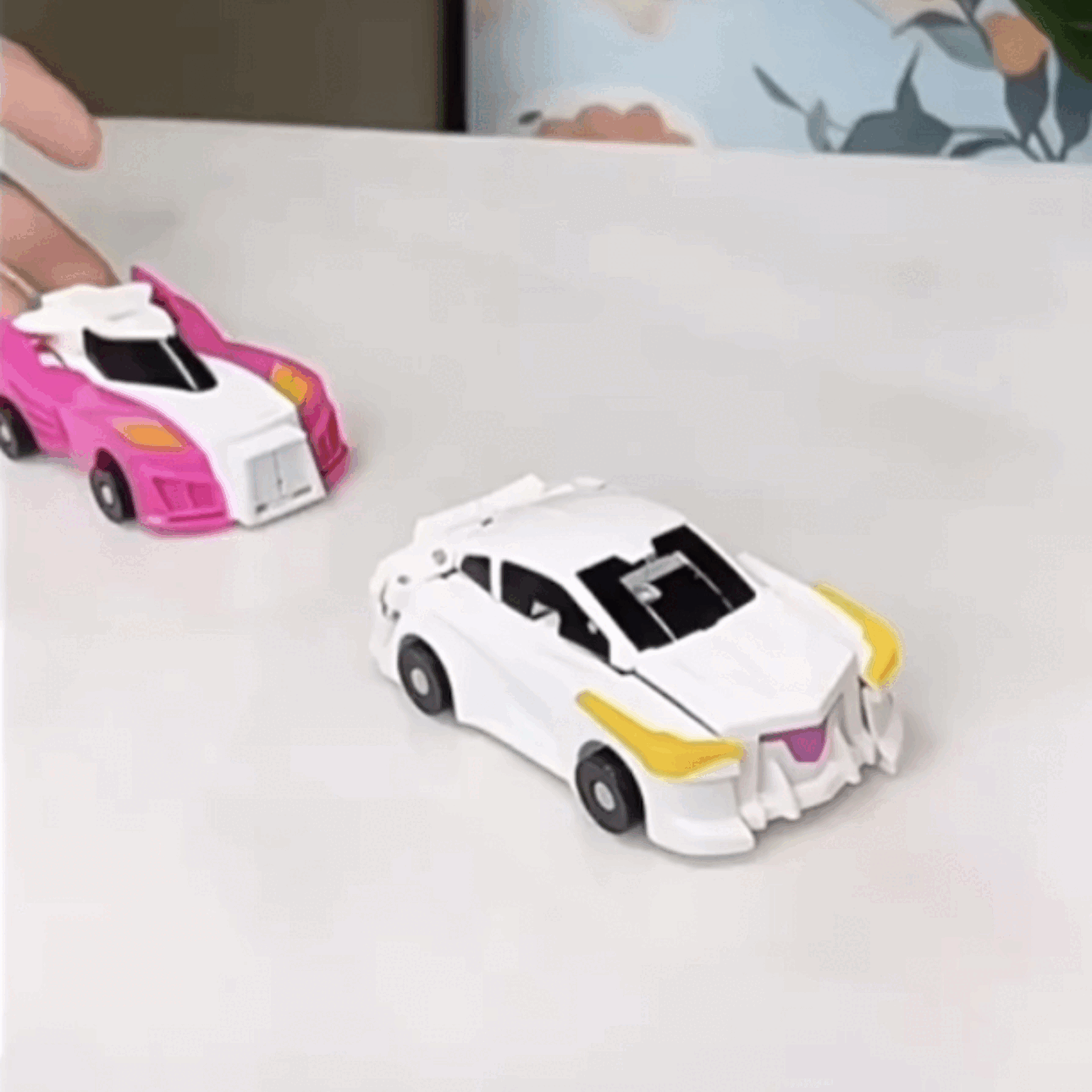 The latest generation of Deformation transforms into a toy car with one click